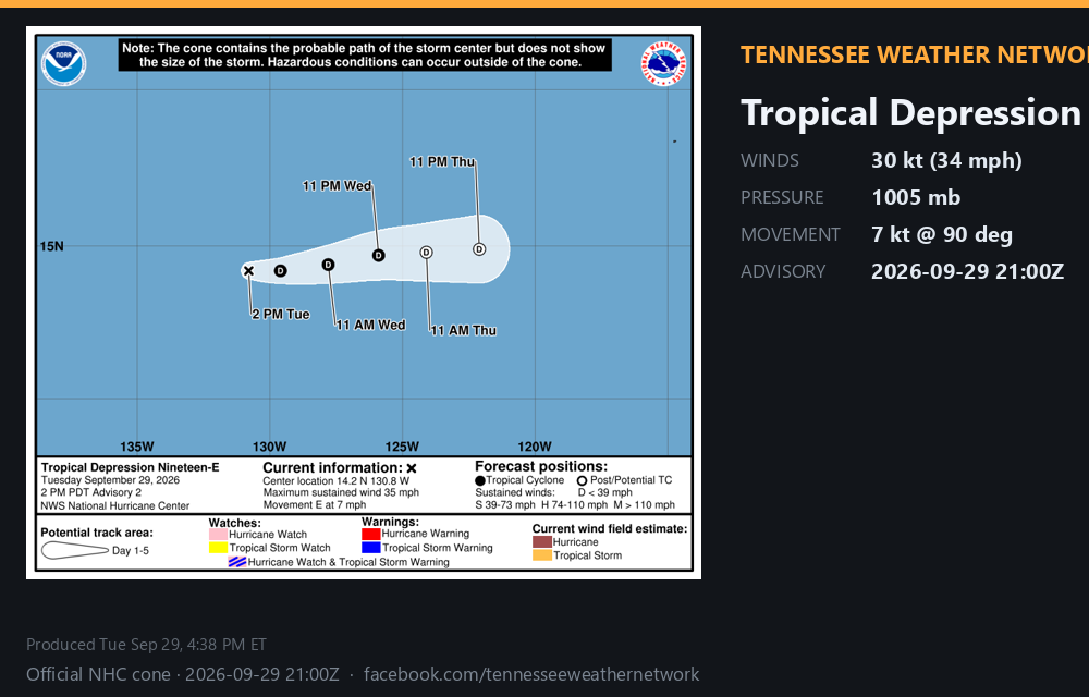 Post-tropical Nineteen-E · 2026-09-29 21:00Z