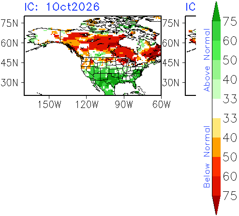 Monthly precipitation probability - November 2026
