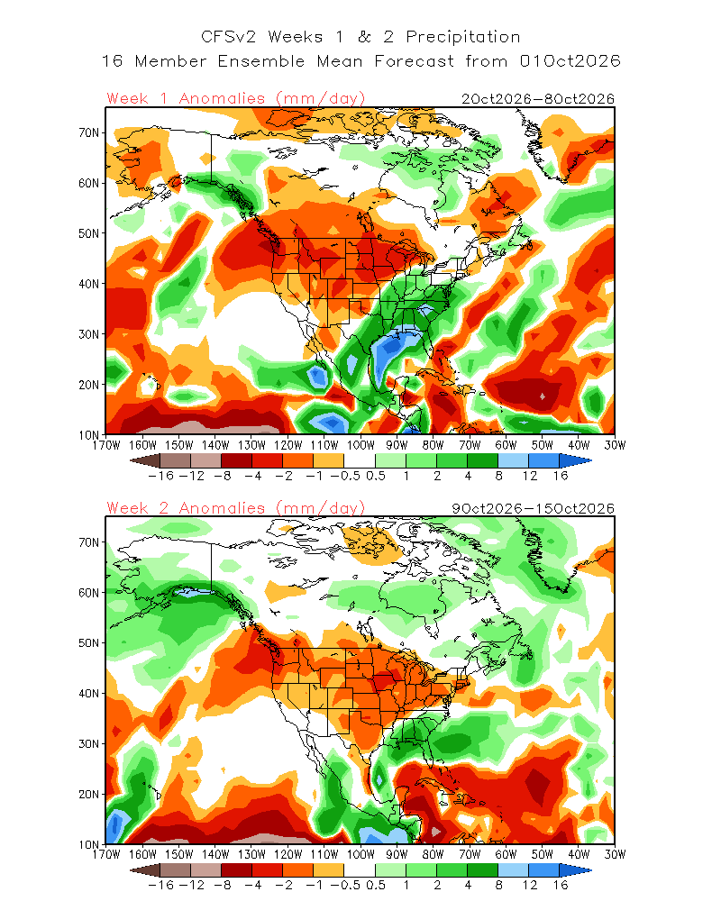 Weeks 1-2 precipitation