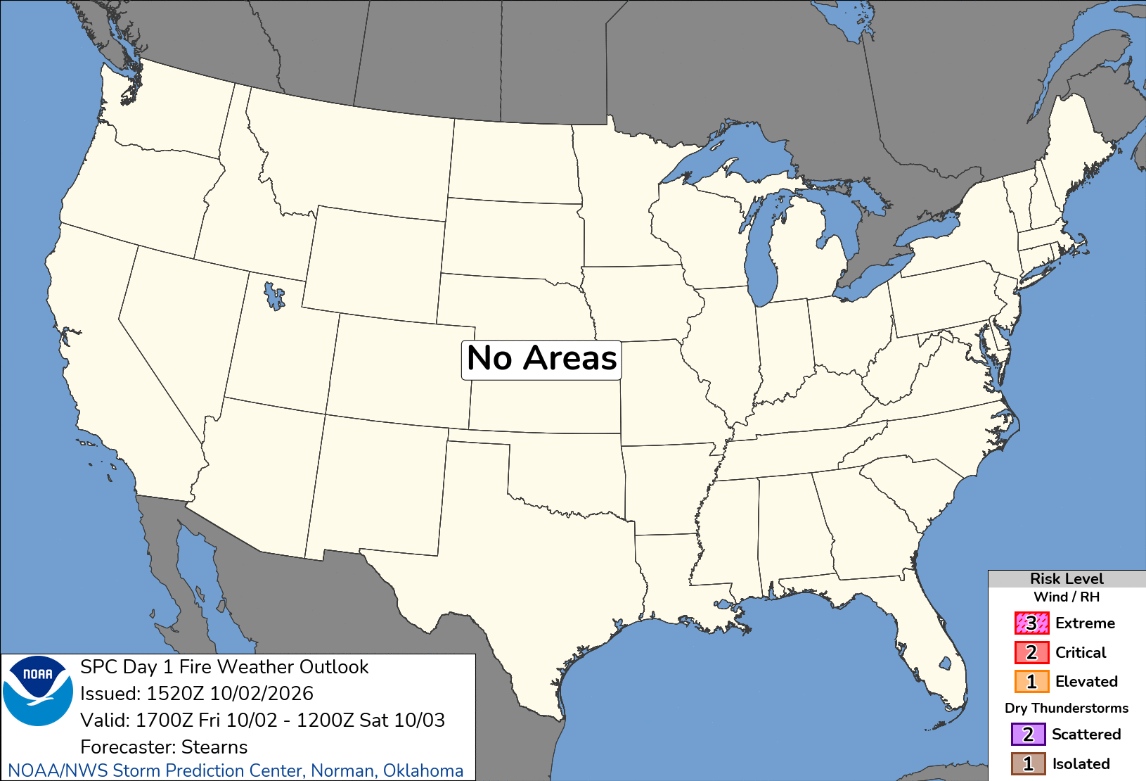 Day 1 fire outlook