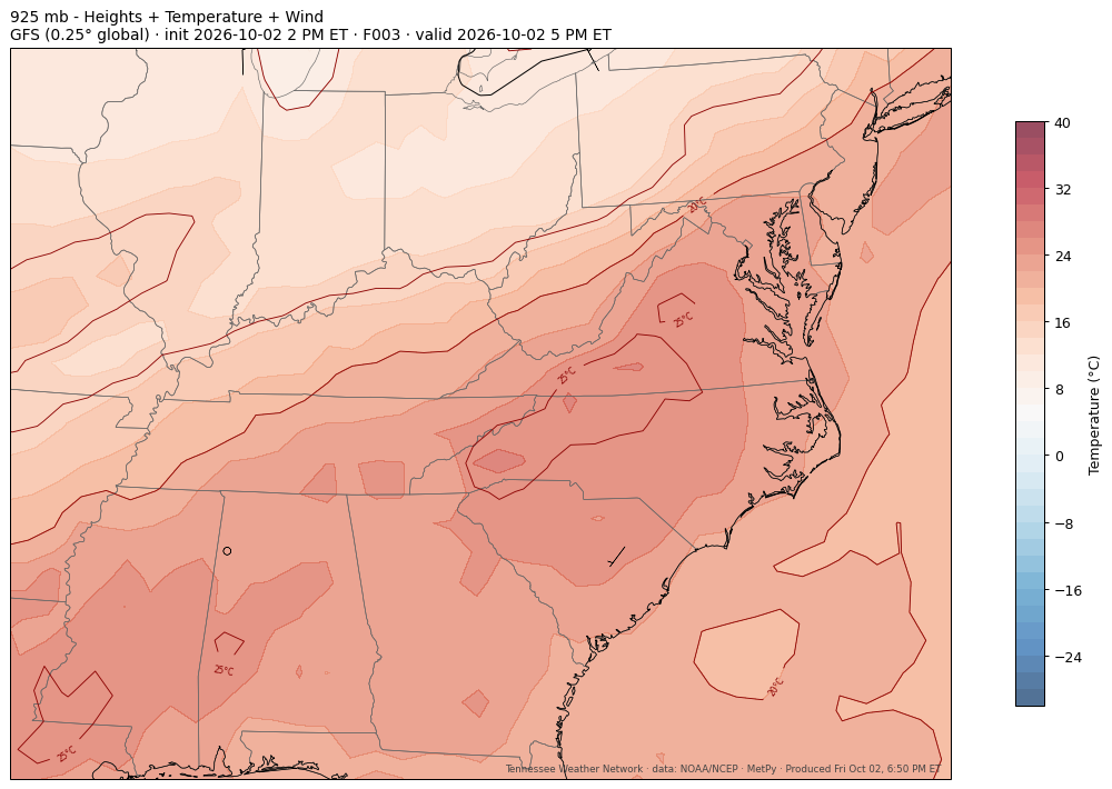 GFS 925_tmp